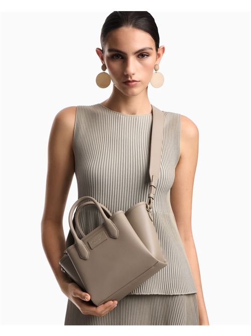 Small shopper with palmellato finish Emporio Armani | EW002328 AF17799.M1345